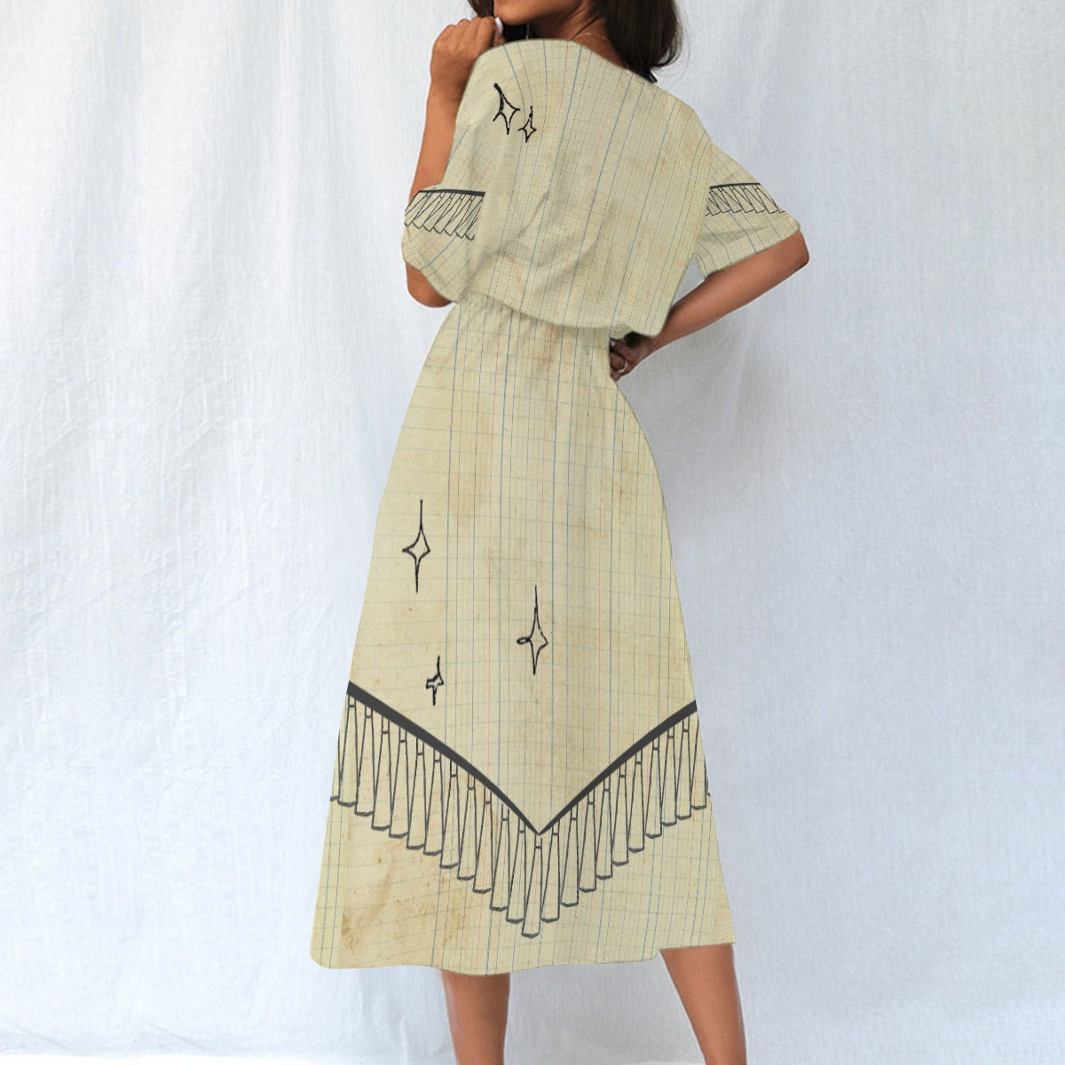 Medicine Ledger Dress with Pockets