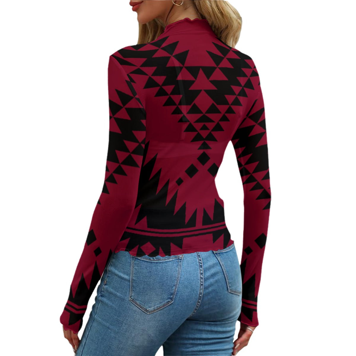 Basket Mesh Winter 2025 Burgundy