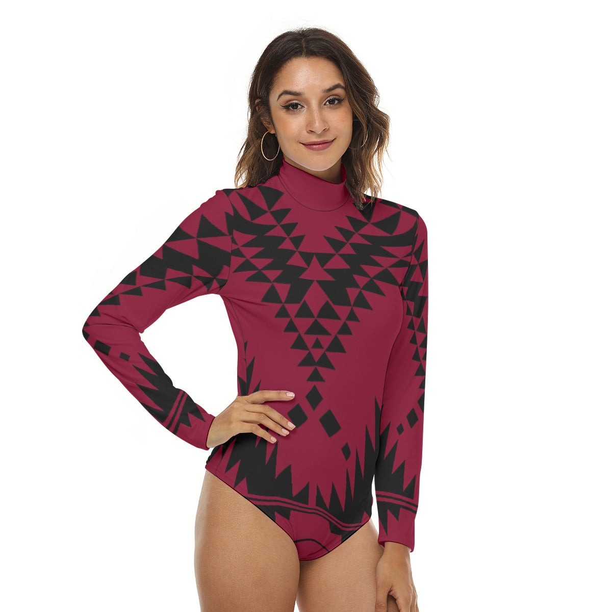Basket Bodysuit Winter 2025 Burgundy