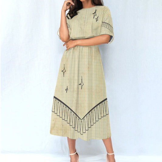 Medicine Ledger Dress with Pockets