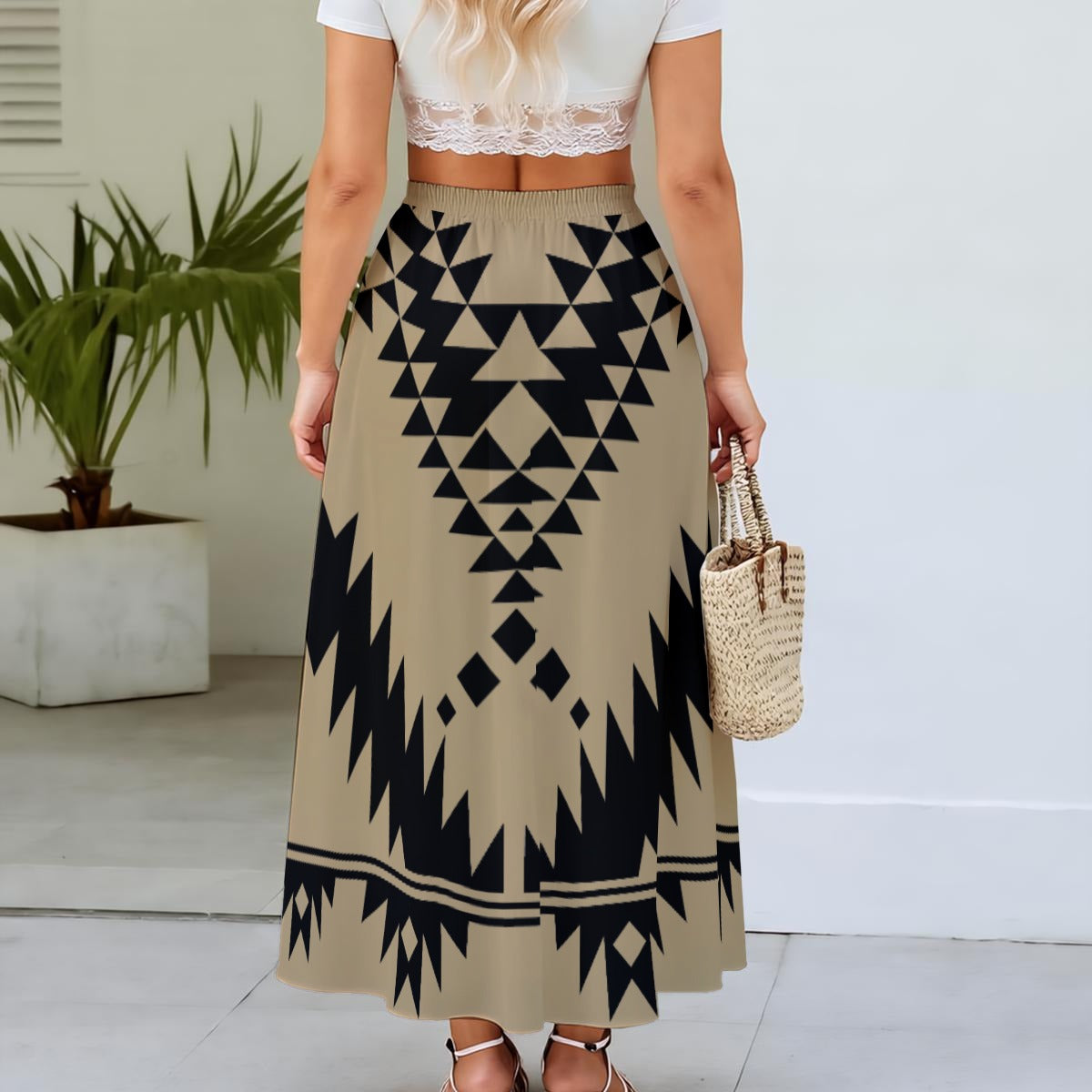 Basket Chiffon Skirt Winter 2025