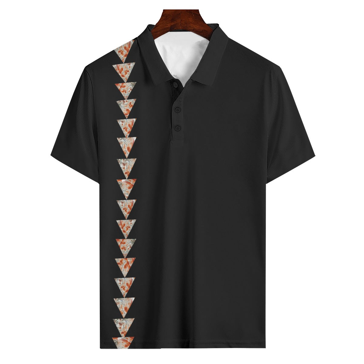 Golf Polo with Red Abalone