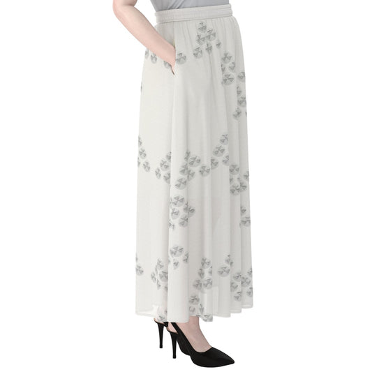 Clam Shell Chiffon Skirt