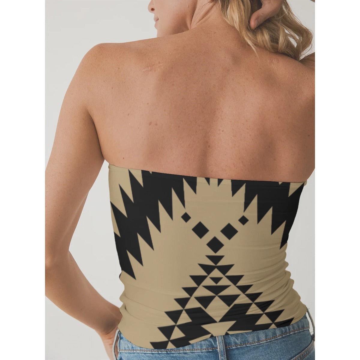 Basket tube top Winter 2025 Blue