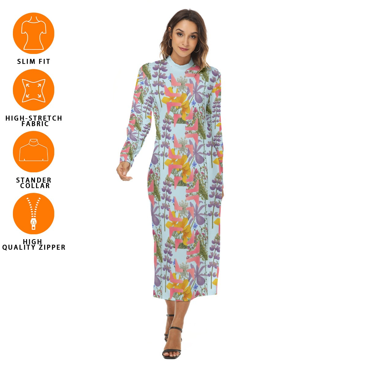 California Wild Flowers Bodycon