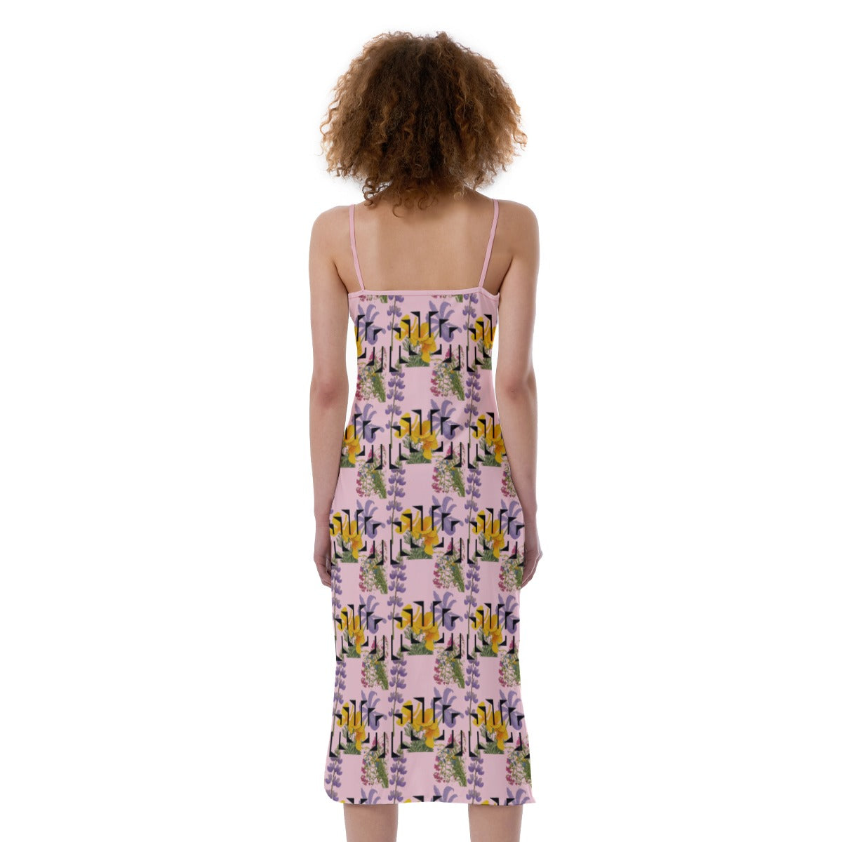 Cali Summer Flowers Cami Dress (pink)